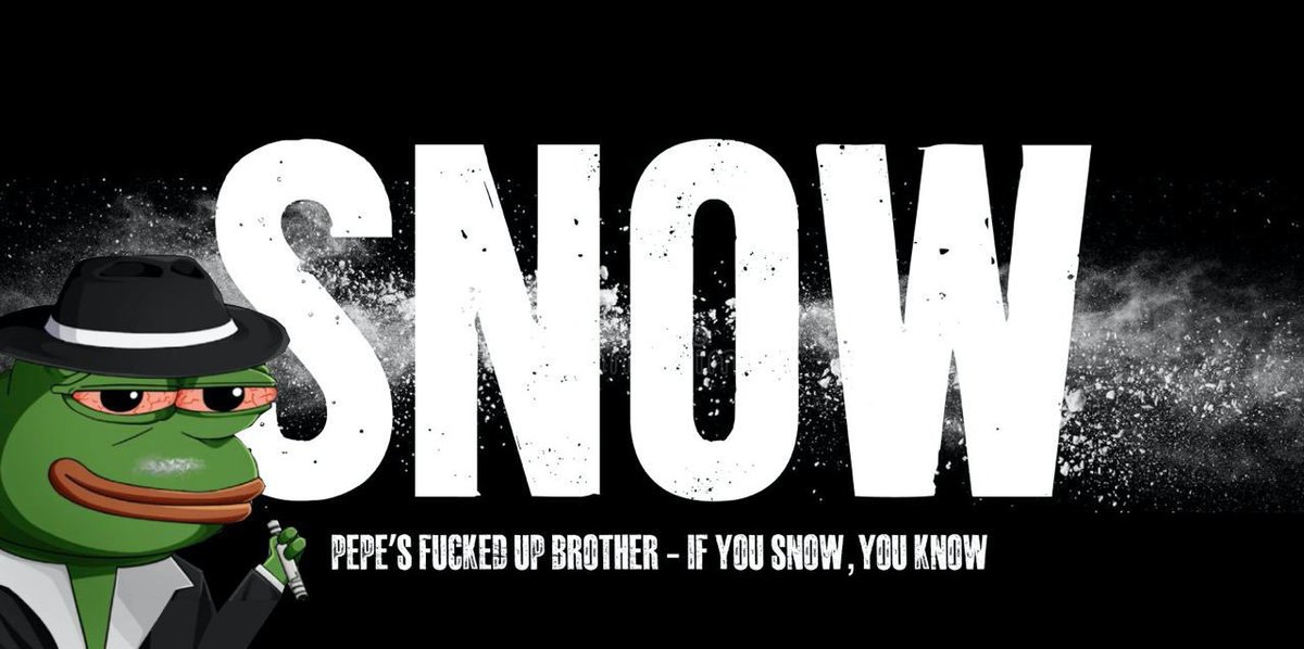 CrypThe0's tweet photo. @Mr_W_09 @theGENcoin Bullish, check  $SNOW, $PEPE his fckd up brother. The potential is nigh. 

-> @Snowcoineth https://t.co/9KXW8S453l