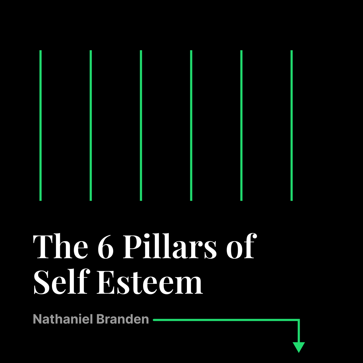 The 6 Pillars of Self Esteem - by Nathaniel Branden⁠

A visual guide