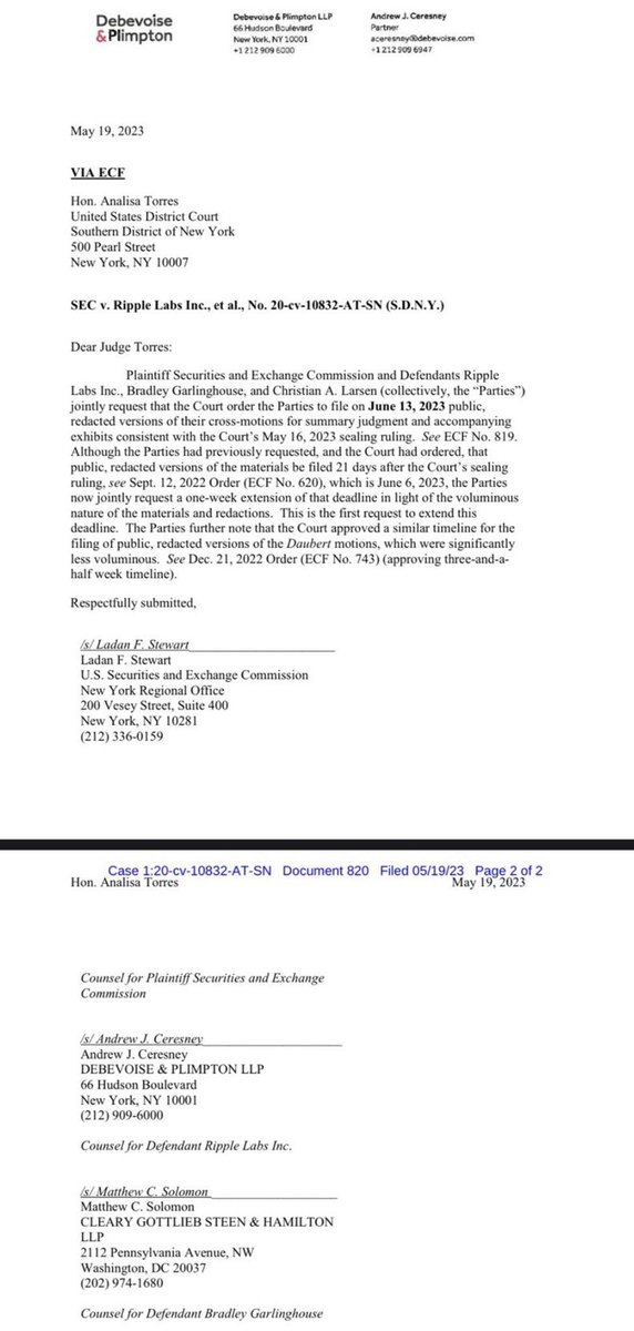 H_FinTech's tweet image. A joint request.. Discussions are continuing, and the #SEC has no choice but to settle or lose. #XRP #Xrp #XRPHolders #cryptocurrency