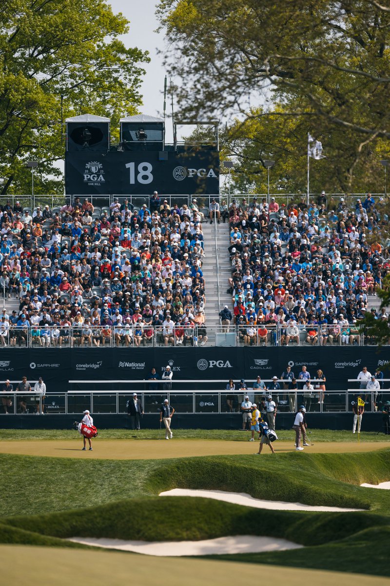 PGAChampionship's tweet photo. 📍Friday at Oak Hill

#PGAChamp https://t.co/EuSIc0fZY7