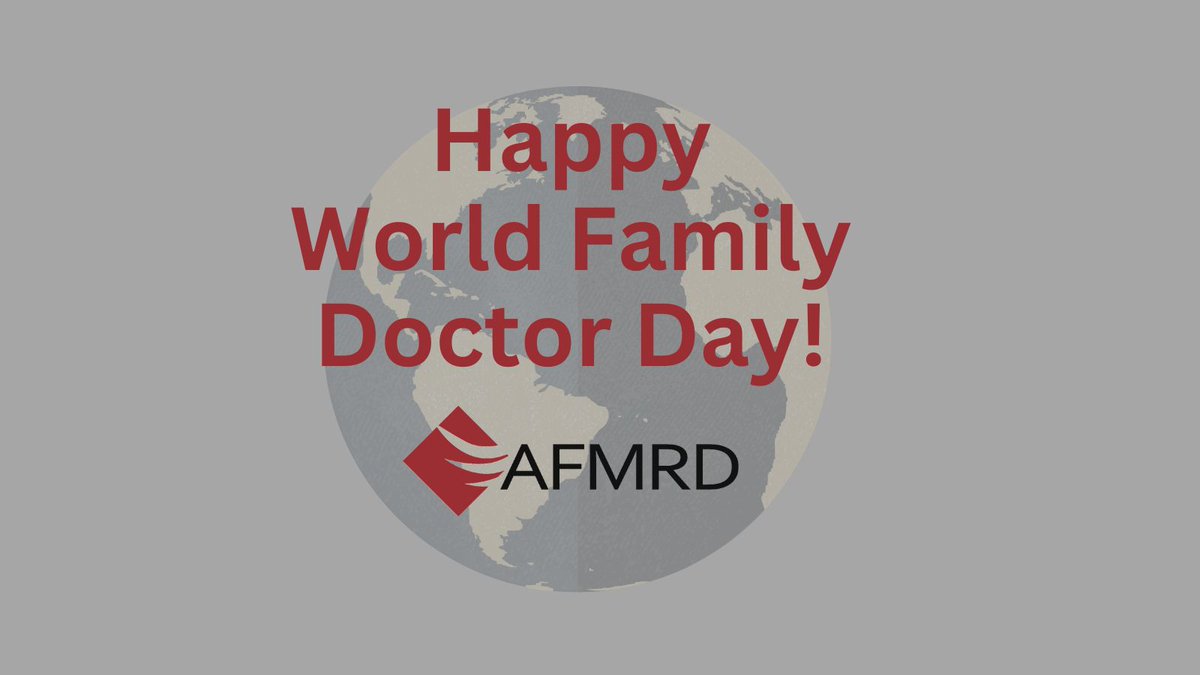Wishing all a Happy #WorldFamilyDoctorDay! Thank you for all that you do to improve healthcare. #FMRevolution <a href="/WoncaWorld/">WONCA</a>