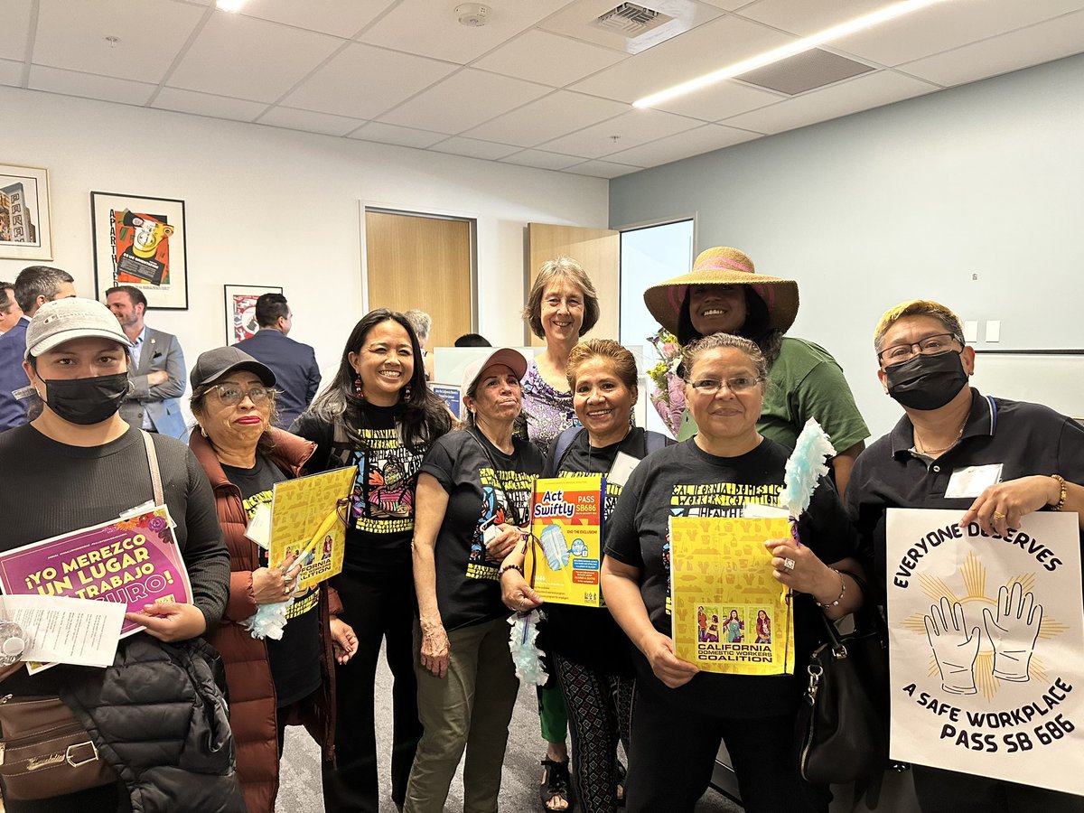BREAKING 📰 #SB686 has passed out of the Senate Appropriations Committee! Thank you for your continued leadership to ensure the safety &amp; dignity of all workers <a href="/pwcscorg/">Pilipino Workers Center</a> <a href="/aijenpoo/">Ai-jen Poo</a> <a href="/CADomesticWrker/">CADomesticWorker</a>