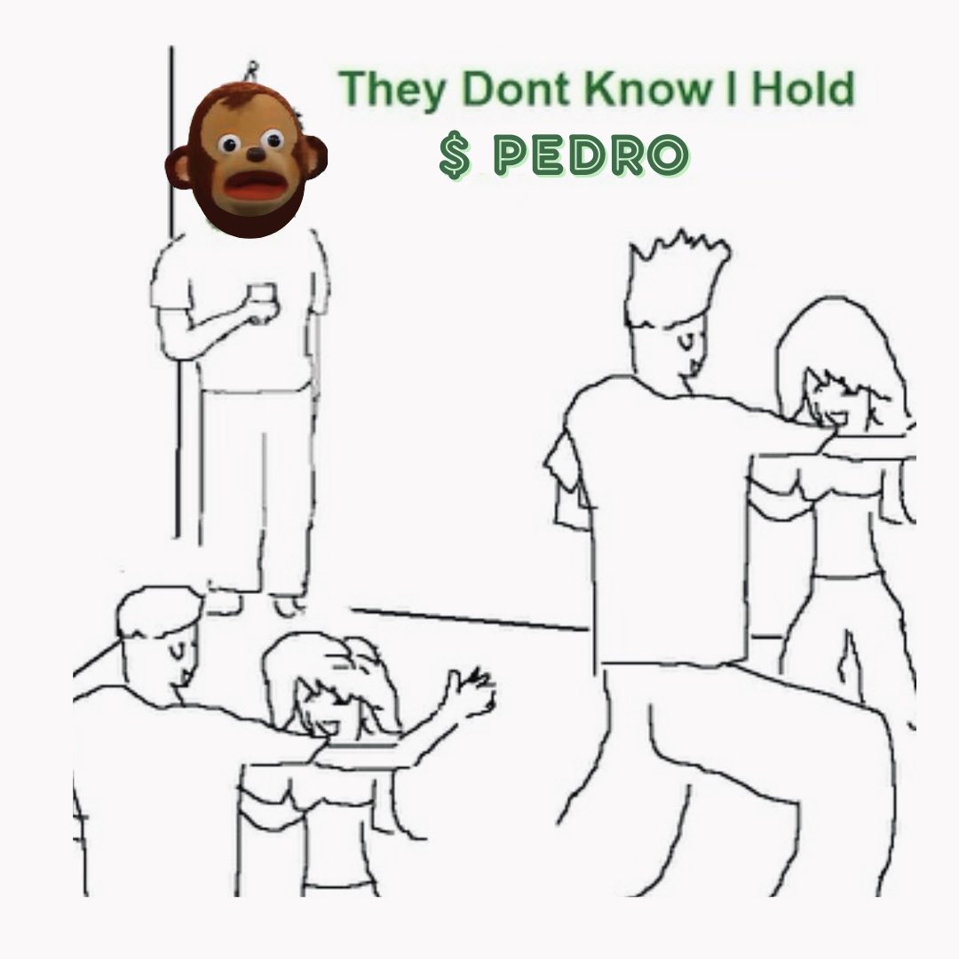 Join our telegram so you don’t miss the FAIR LAUNCH of #PedroCoin!

Trust me you don’t want to miss an 100X opportunity at the bottom 🐵

t.me/PedroThatMonkey

#Pedro #PedroMeme #ShitCoins #MemeCoins