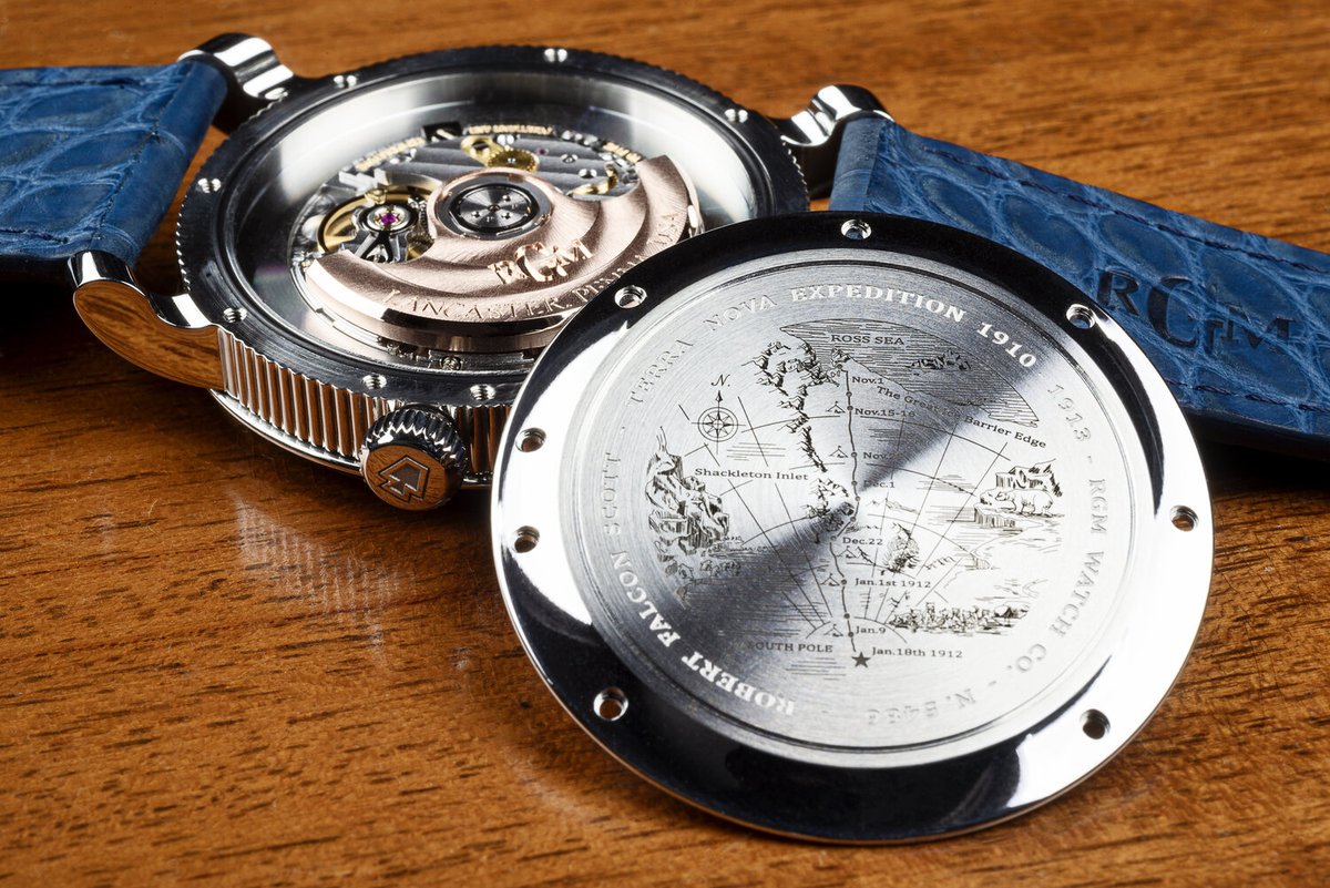 RGMWatchCompany's tweet photo. The map side of the Terra Nova watch we made in 2019. This model is a special order.

#rgmwatchco #rgmwatches #rgmwatch #watch #watches #wristwatch #wristwatches #watchmaking #watchmaker #independentwatchmaking #independentwatchmaker
#motherofpearldial #handpainteddial https://t.co/lVKf3OUs6p