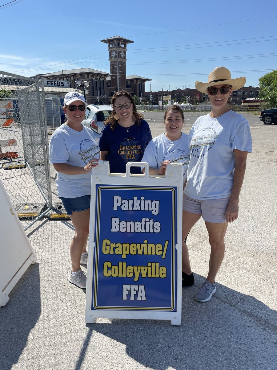 GCFFA working Craftfest in Grapevine. Come support and pay for parking!