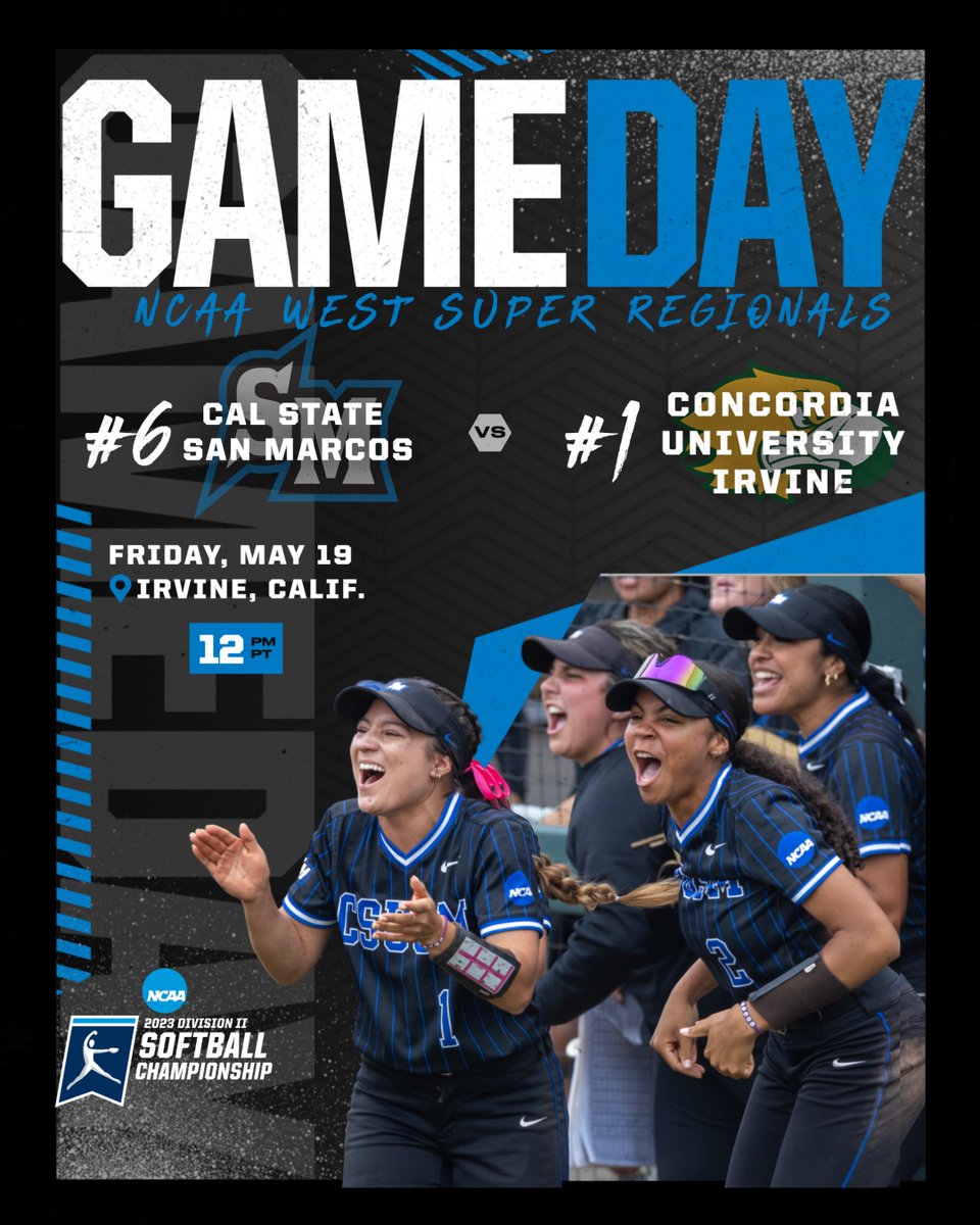 It' GAMEDAY in Irvine AGAIN!! The Cougars need just one more win to punch their ticket to the <a href="/NCAADII/">NCAA Division II</a> World Series! 

#BleedBlue