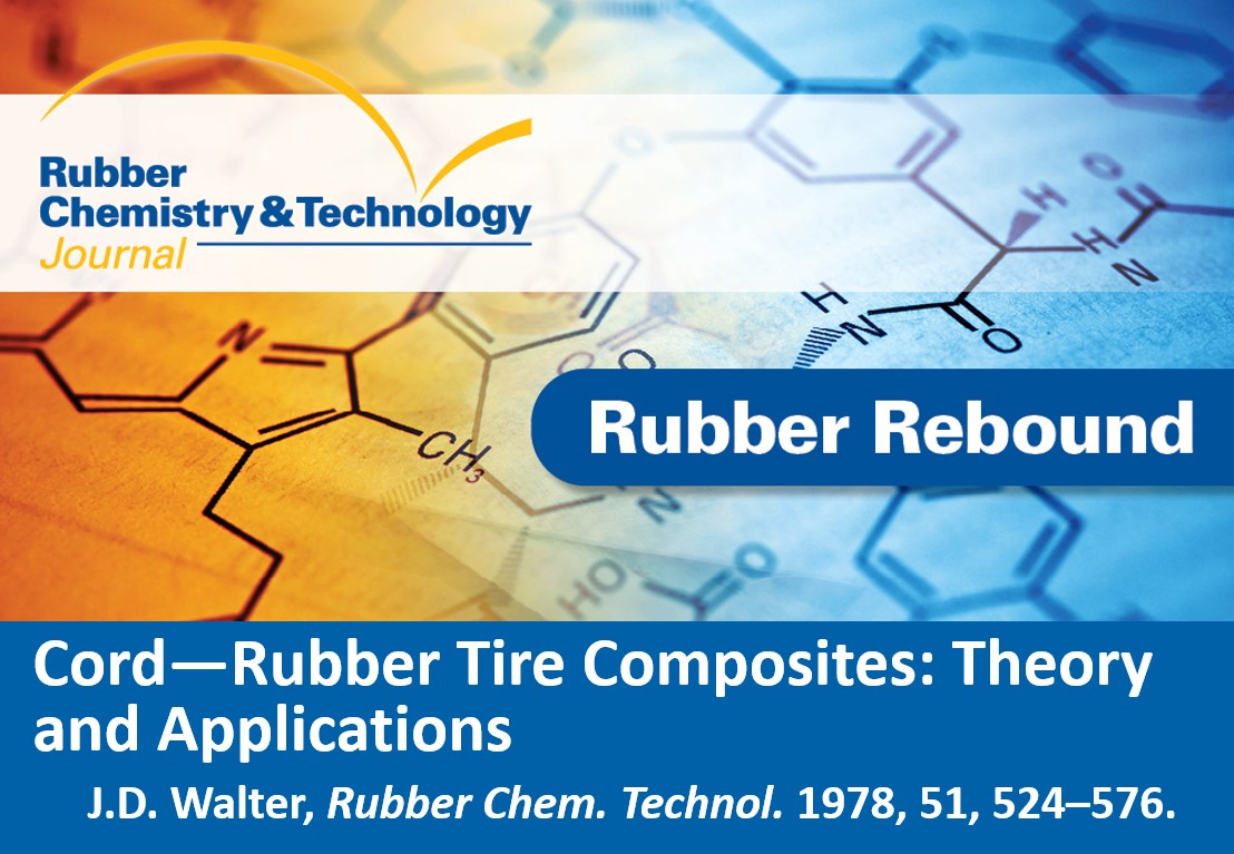 Rubber Chemistry & Technology Journal (@rubberchemtech) on Twitter photo 1978 is the year we bounce back to for today's #RubberRebound. Check out this paper by Walter on cord-rubber tire composites, open access for one week
meridian.allenpress.com/rct/article/51…
<a href="/RubberDivision/">Rubber Division, ACS</a> 1978 is the year we bounce back to for today's #RubberRebound. Check out this paper by Walter on cord-rubber tire composites, open access for one week
meridian.allenpress.com/rct/article/51…
<a href="/RubberDivision/">Rubber Division, ACS</a>