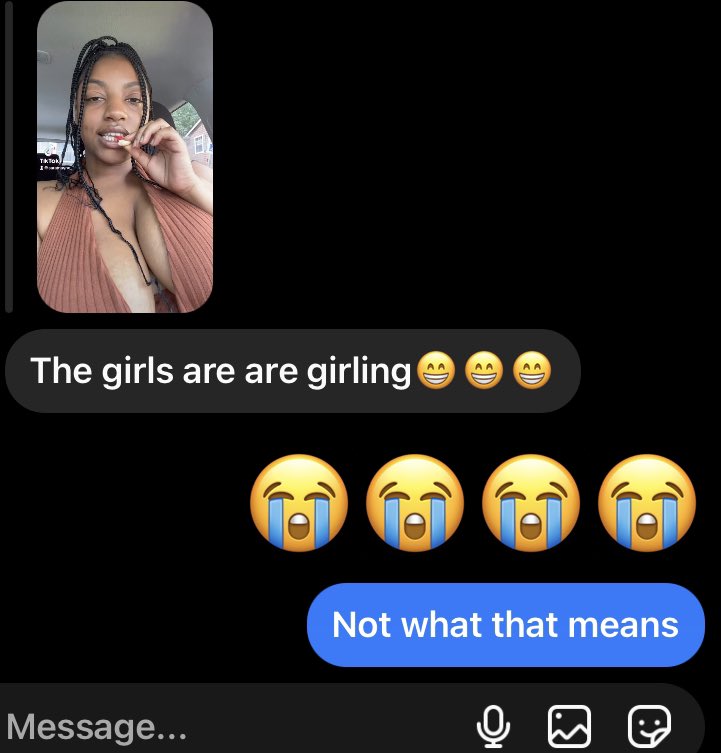 Niggas need to stop using female lingo lmao