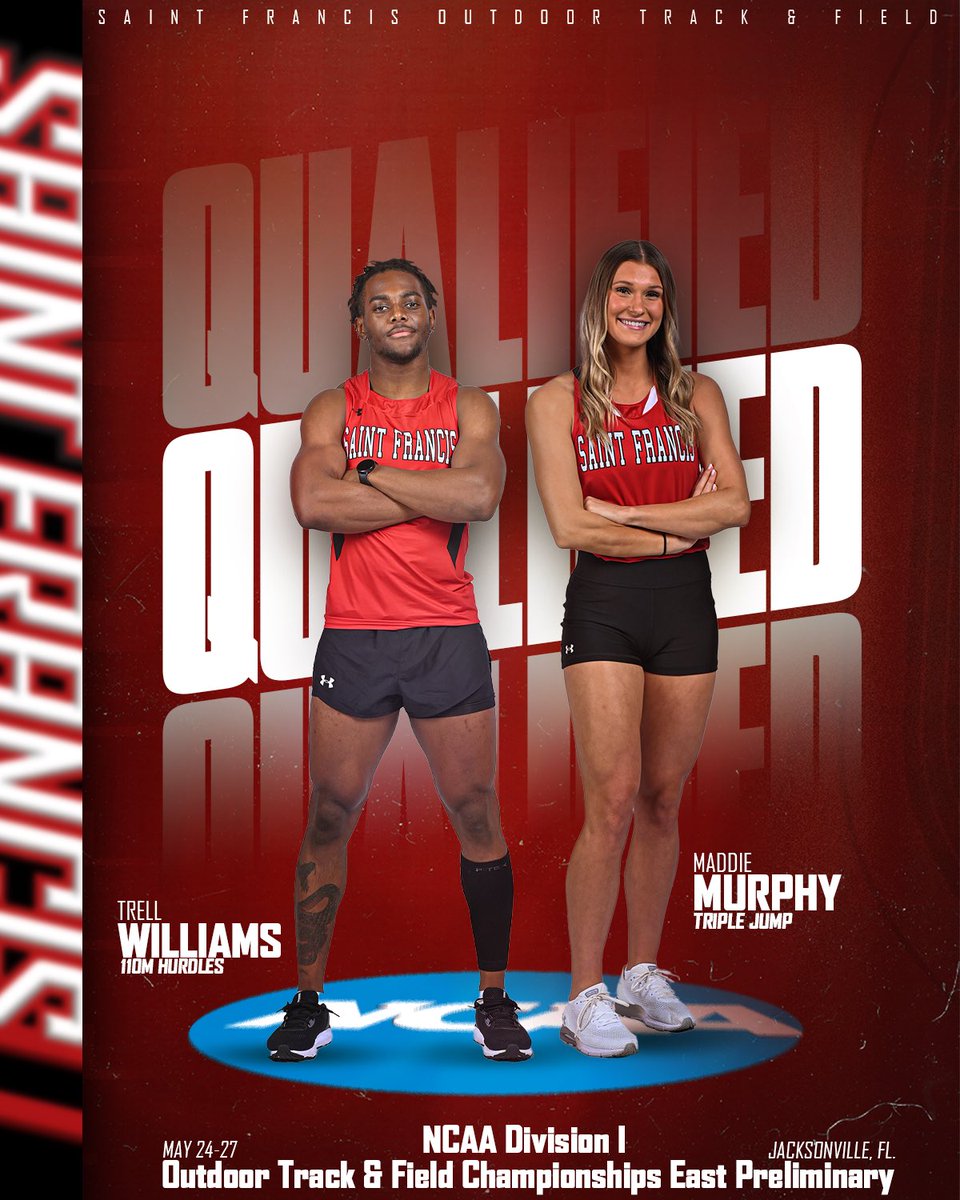 RedFlashXCTF's tweet image. Maddie Murphy and Trell Williams will represent Saint Francis in Jacksonville on May 24-27. 👏🔥

📰 bit.ly/3MmGfQw

#GoRedFlash🔴⚡️