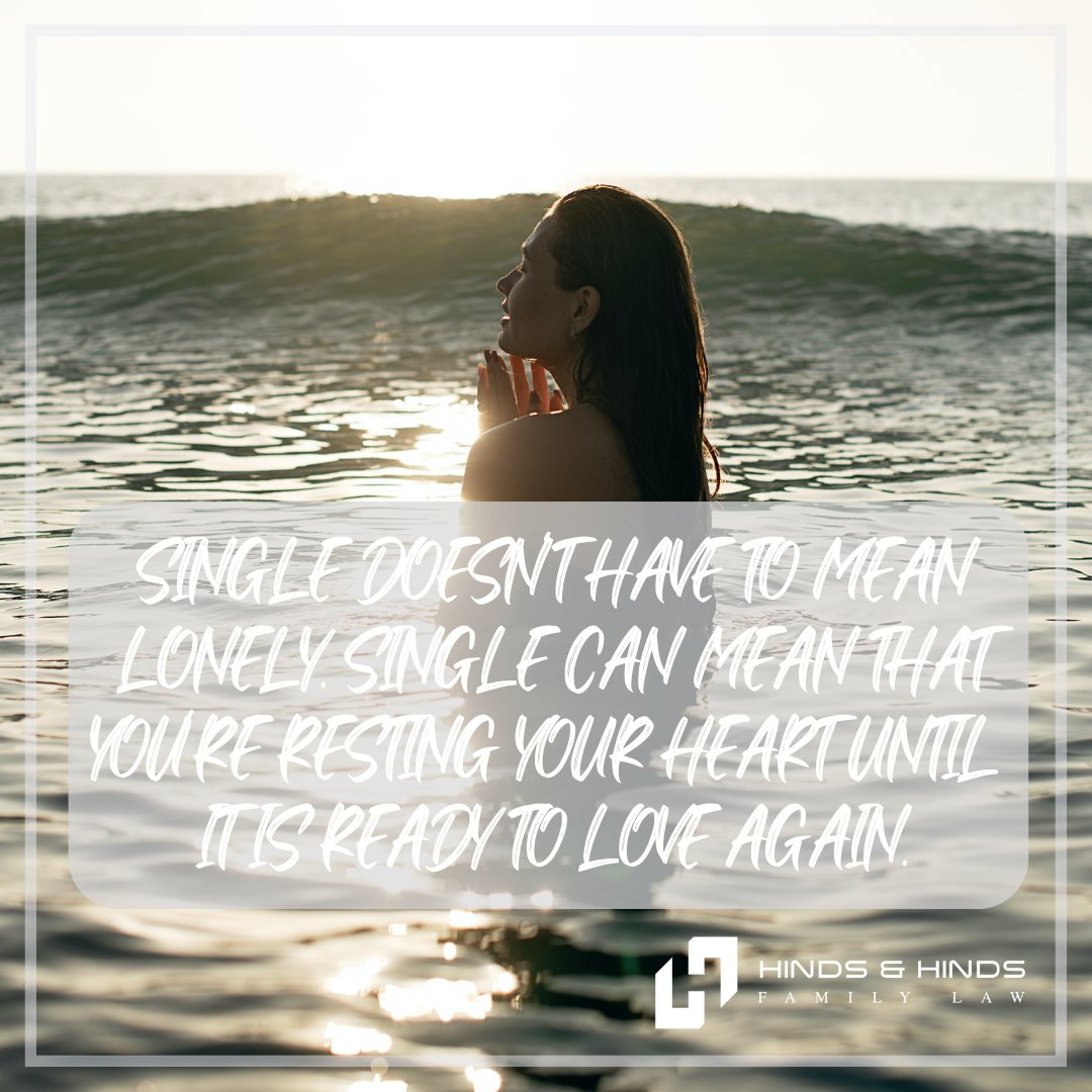 Being single doesn't HAVE to mean 'lonely.'  We grow from our #relationship experience and if it wasn't meant to be, we need to rest our hearts until we're ready to love again.

Also, reminder that being #single is better than being with the wrong person!

#newlysingle #divorced