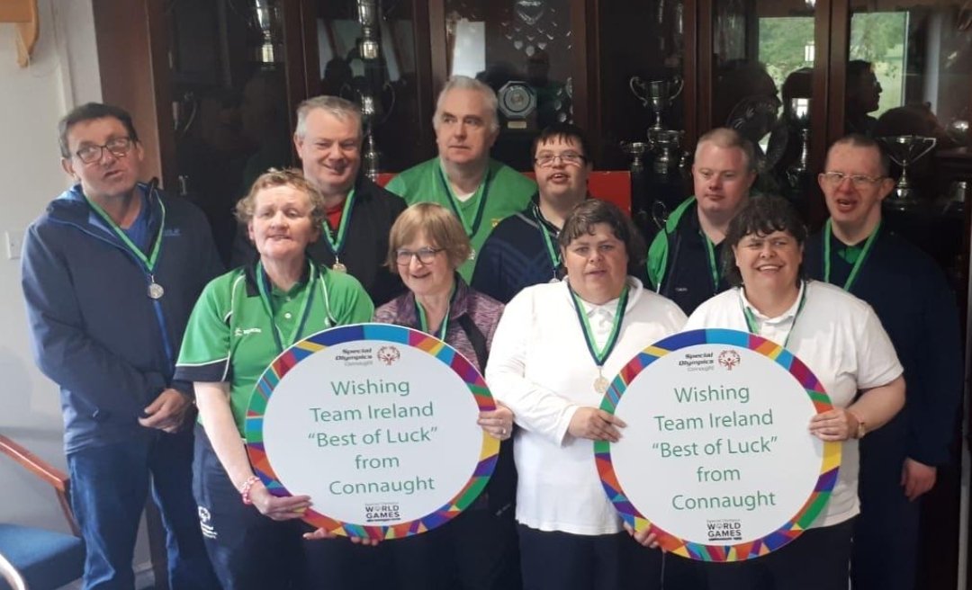 ConnaughtSo's tweet image. We had our Golf event yesterday at Tuam Golf Club. Such a fabulous way to celebrate Volunteer Week as our fab vols on the day got to spend the day helping our athletes have a great day. #NVWIreland @SOIreland our athletes are very excited for those heading to the Berlin Games