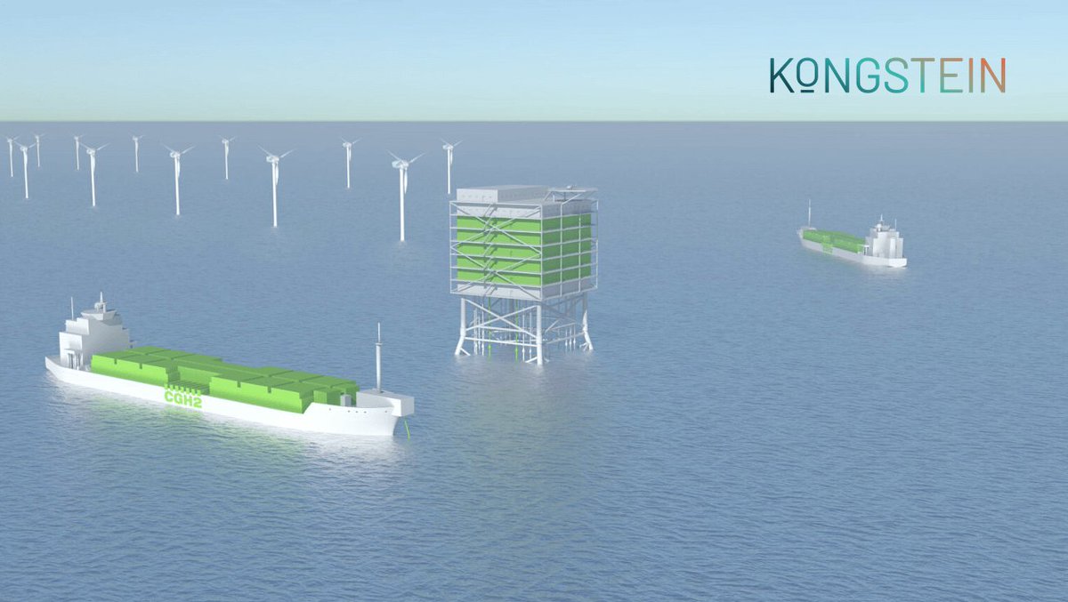 OffsH2ore: KONGSTEIN Develops a Compressed Gaseous #Hydrogen Carrier Vessel for the Offshore Wind Industry.
#HydrogenNow #HydrogenNews #FuelCells #Decarbonise #ZeroEmissions

bit.ly/45stIno