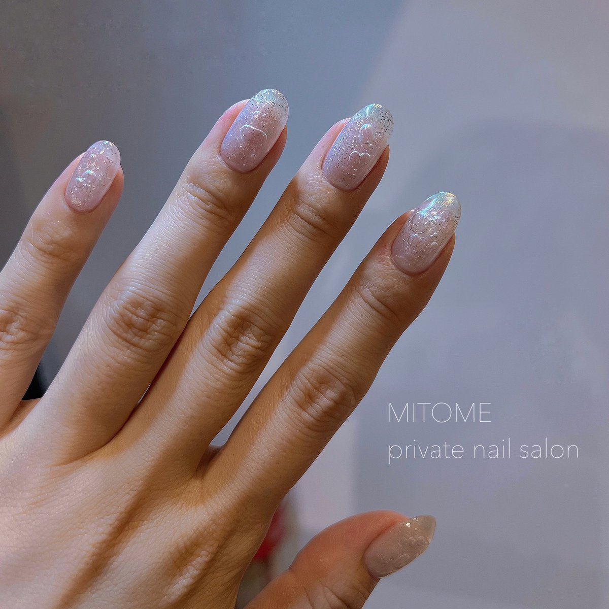 バブル🫧ネイル
#横浜ネイルサロン
#横浜フィルイン
#バブルネイル