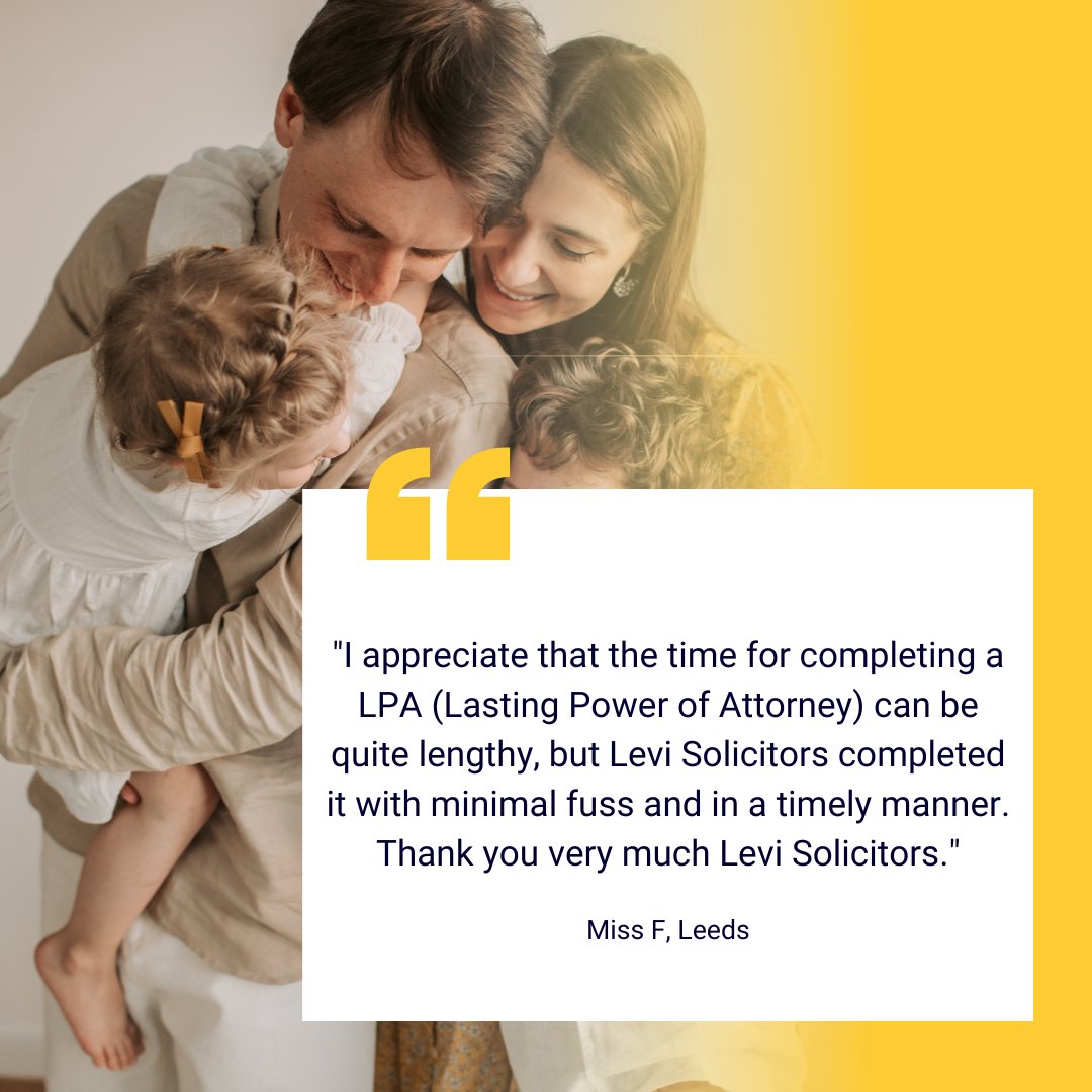 LeviSolicitors's tweet photo. To mark the end of #DementiaActionWeek with
@alzheimerssoc, we want to stress again the importance of having a LPA in case you lose the capacity to make independent decisions.  

Book your appointment with one of our friendly solicitors today: https://t.co/QD7wOy9IZP https://t.co/mbCo5sVzBp
