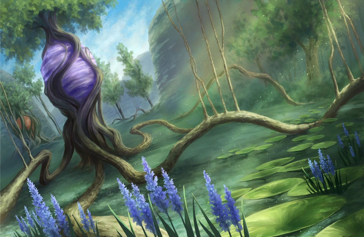 Art I did for <a href="/FFXIVTravelZine/">A Roam Reborn | COMPLETE!</a> !  From my fav in-game zone, Rak'tika Greatwood 🌳

#FFXIV #Fanart