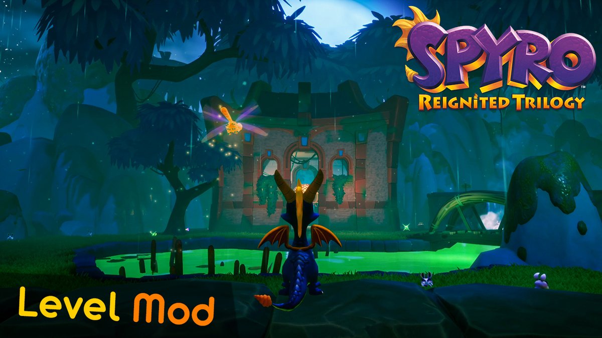 Take a look at the new Spyro Reignited Trilogy mod, featuring a transformed Midday Gardens into "Bog Gardens"! Exceptional work by this team of people as usual.

Video >> youtu.be/COmb5b2yRfk #Spyro