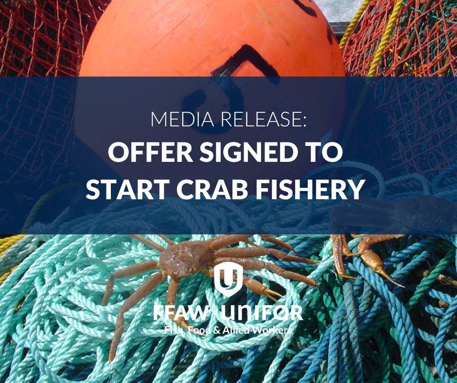 BREAKING: OFFER SIGNED TO START CRAB FISHERY

ffaw.ca/the-latest/new… #NLPOLI