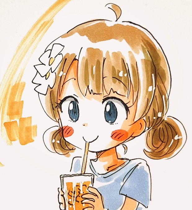 「飲み物 ストロー」のTwitter画像/イラスト(新着)｜21ページ目