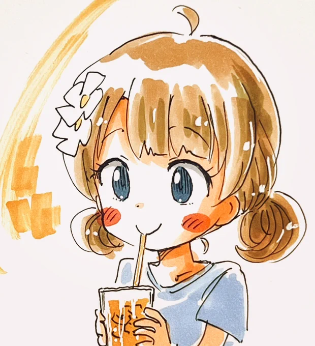 ジュース桃子ちゃんセンパイ。