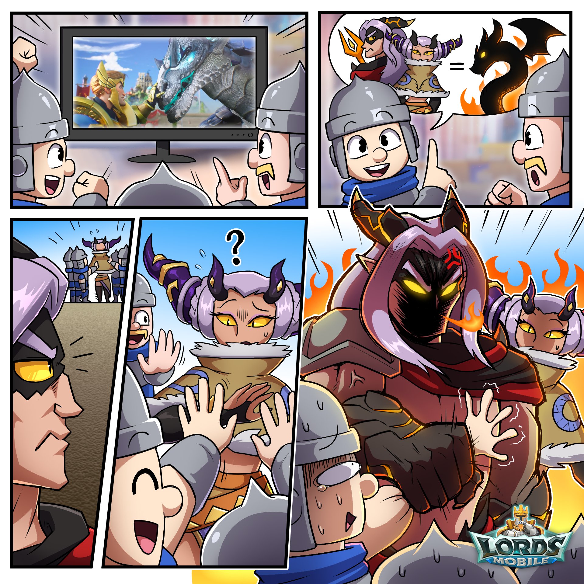 Lords Mobile on X: With great protection comes great responsibility, but  Berserker would probably grow into it! #lordsmobile #comic   / X