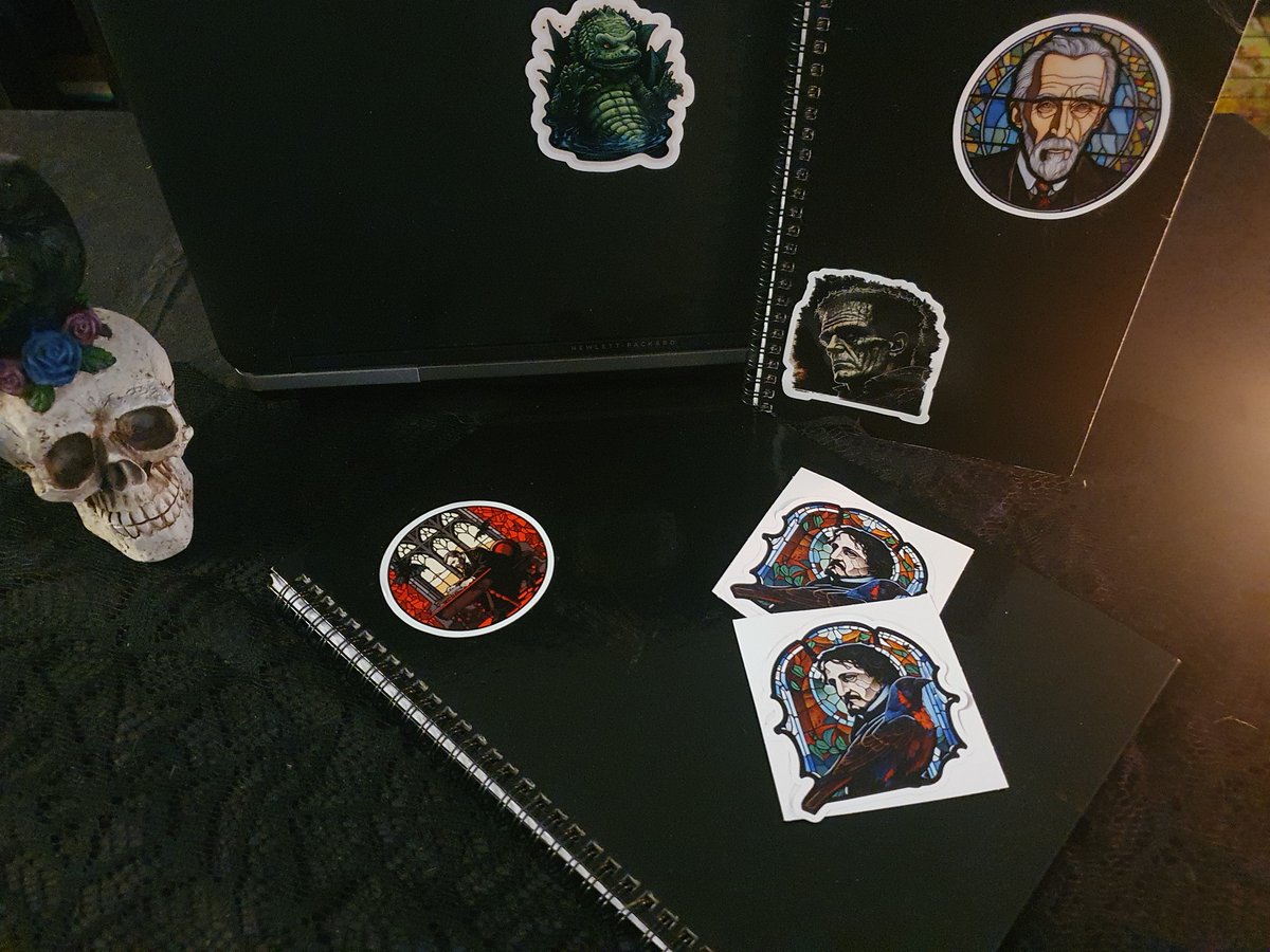 SlackJawSticker's tweet photo. Decided on the stickers... I have put them on everything 🖤 https://t.co/zveTseu0qc