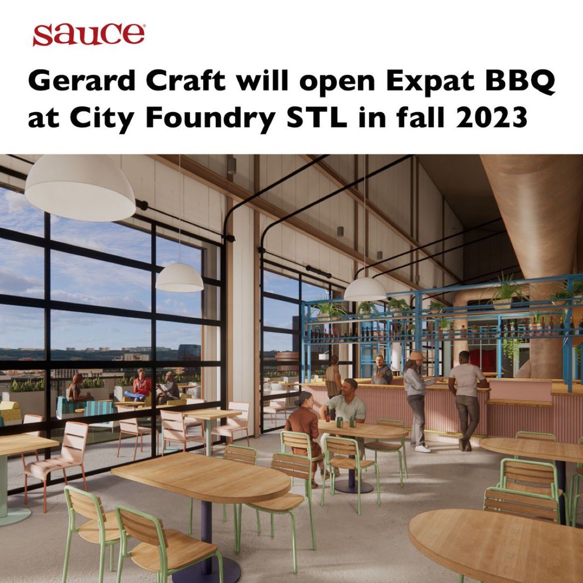 Expat BBQ (@expatstl) on Twitter photo Thanks for the mention, @saucemag 🙌♥️ “<a href="/nichefoodgroup/">Niche Food Group</a>, the hospitality group from James Beard Award-winning chef @gerardfcraft, has announced its latest concept, <a href="/expatstl/">Expat BBQ</a>, will open this fall at <a href="/cityfoundrystl/">City Foundry STL</a>.” View the article at here: linktr.ee/nichefoodgroup Thanks for the mention, @saucemag 🙌♥️ “<a href="/nichefoodgroup/">Niche Food Group</a>, the hospitality group from James Beard Award-winning chef @gerardfcraft, has announced its latest concept, <a href="/expatstl/">Expat BBQ</a>, will open this fall at <a href="/cityfoundrystl/">City Foundry STL</a>.” View the article at here: linktr.ee/nichefoodgroup