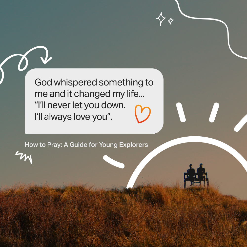 247prayer's tweet image. God whispered something to me and it changed my life… "I'll never let you down. I'll always love you".
- Phil Togwell, How to Pray: A Guide for Young Explorers by @PeteGreig and @ringlet_gem 

We'd love to hear your thoughts ↓

#howtopray #247prayer #faith #quote #prayer