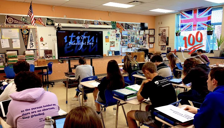 The last daily lesson for the Class of 2023.  Carpe Diem!  It’s a Beautiful Day! #Classof2023 #lastdayofclass #thelastlesson