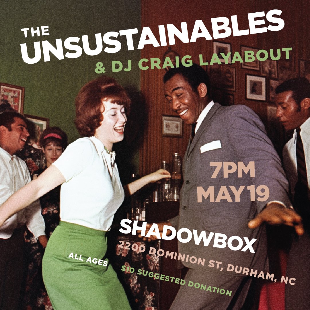 see you tonight! live #reggae at the <a href="/ShadowboxDurham/">Shadowbox Studio</a> 7 pm EST with DJ #craiglayabout its #ska in #durham! #livemusic