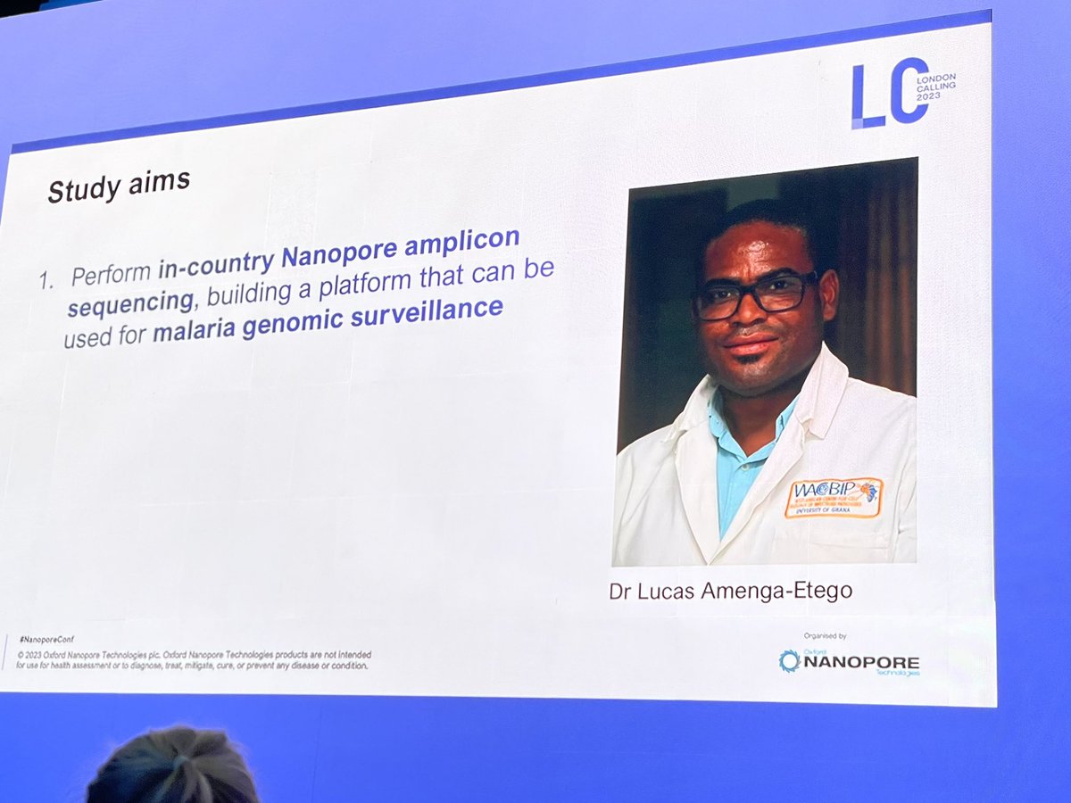 Estée Torok (@esteetorok) on Twitter photo Brilliant talk by <a href="/WL_Hamilton/">Will Hamilton</a> on #nanopore sequencing of #malaria with <a href="/LucasAmenga_Ete/">Lucas Amenga-Etego</a> in Ghana 🇬🇭 #NanoporeConf <a href="/sangerinstitute/">Wellcome Sanger Institute</a> <a href="/WACCBIP_UG/">WACCBIP</a> <a href="/nanopore/">Oxford Nanopore</a> Brilliant talk by <a href="/WL_Hamilton/">Will Hamilton</a> on #nanopore sequencing of #malaria with <a href="/LucasAmenga_Ete/">Lucas Amenga-Etego</a> in Ghana 🇬🇭 #NanoporeConf <a href="/sangerinstitute/">Wellcome Sanger Institute</a> <a href="/WACCBIP_UG/">WACCBIP</a> <a href="/nanopore/">Oxford Nanopore</a>