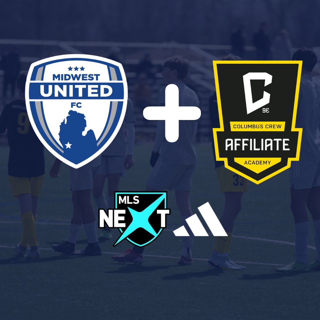 Midwest United FC is going BIG with an official Academy Affiliate Partnership with the giants of Major League Soccer, <a href="/CrewAcademy96/">Crew Academy</a>!

Learn More: midwestunitedfc.com/club/crew-affi…
#WeAreUnited <a href="/MLSNEXT/">MLS NEXT</a> @MISoccerCentral <a href="/MLiveSports/">MLive Sports</a> <a href="/GRPress/">Grand Rapids Press</a> #AcademyAffiliate #ColumbusCrewAcademy
