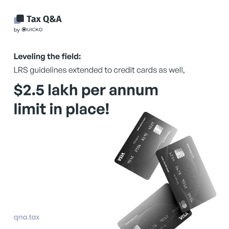 Quicko_official's tweet photo. From 1st July 2023, swiping your ๐ณ international credit card for payments exceeding 7 lakhs p.a. will attract 20% โ ๏ธ TCS.
But fret not! You can claim a refund of TCS by filing your tax return.
#howtoquicko #tcs #taxes #creditcard #payments #internationalpayments #taxqna