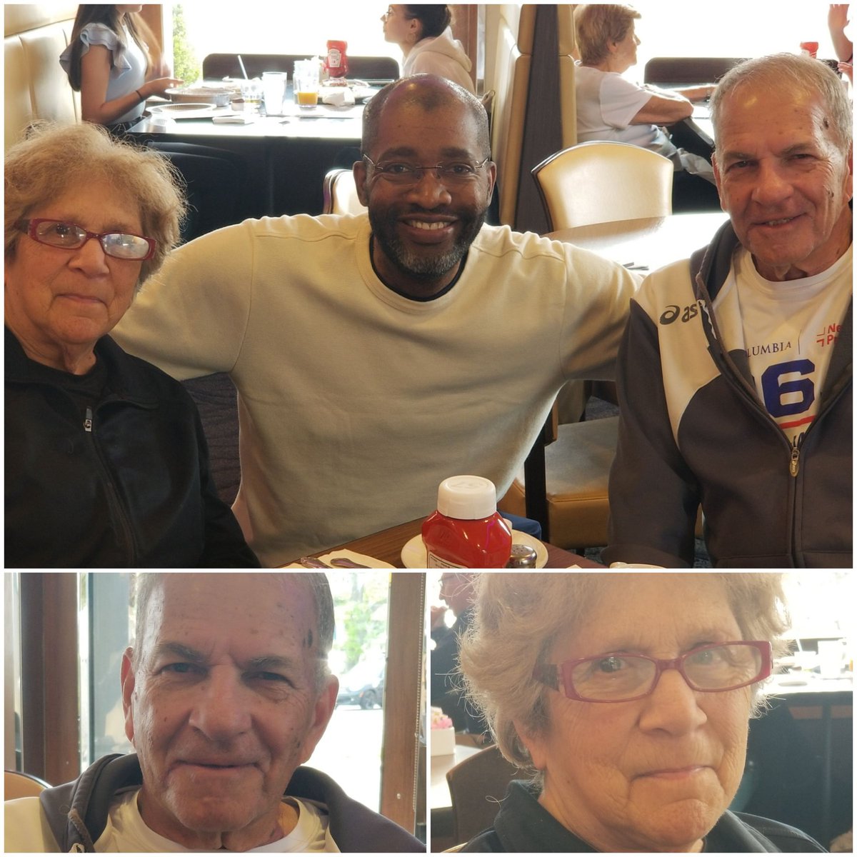 My friends and all-time favorite people, Dennis & Susan Kornfield. Dennis is a HS track & field icon! 81st birthday this Wednesday, and he's still coaching! #uniondale #trackandfield