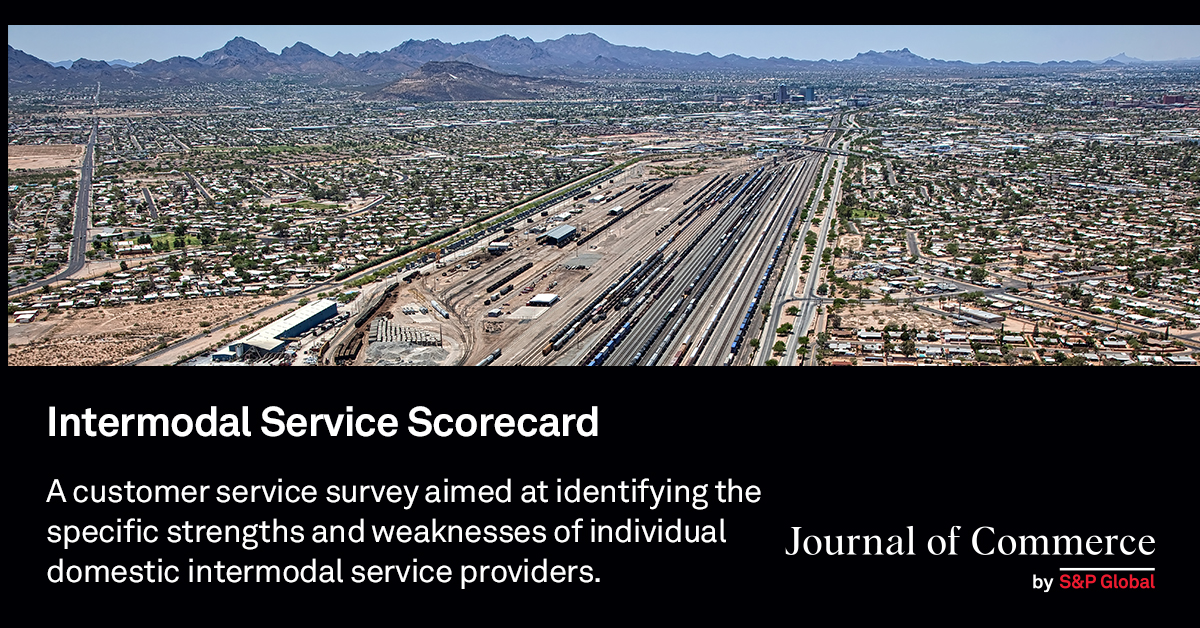 The Intermodal Service Scorecard Spring 2023 has been released. Top railroad: <a href="/CSX/">CSX</a>. Best performing IMC: <a href="/JBHuntDrivers/">J.B. Hunt Drivers</a>, but <a href="/HubGroup/">Hub Group</a> <a href="/WeAreSchneider/">Schneider</a> <a href="/stglogistics/">STG Logistics</a> also got high scores too. Next survey: Fall 2023. Want to participate? Msg me for details.
joc.com/article/lower-…