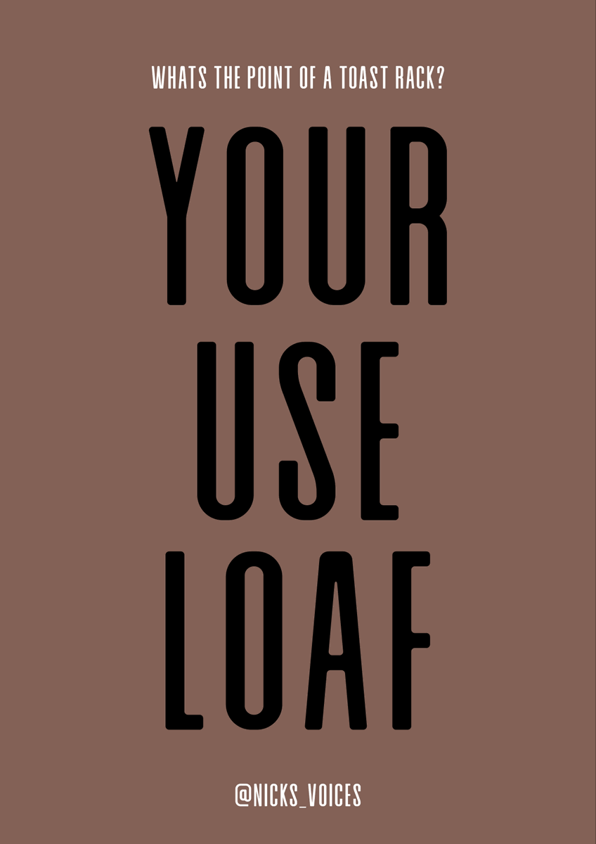 nicks_voices's tweet photo. #ToastRacks @OneMinuteBriefs https://t.co/YuXF0K83Nx