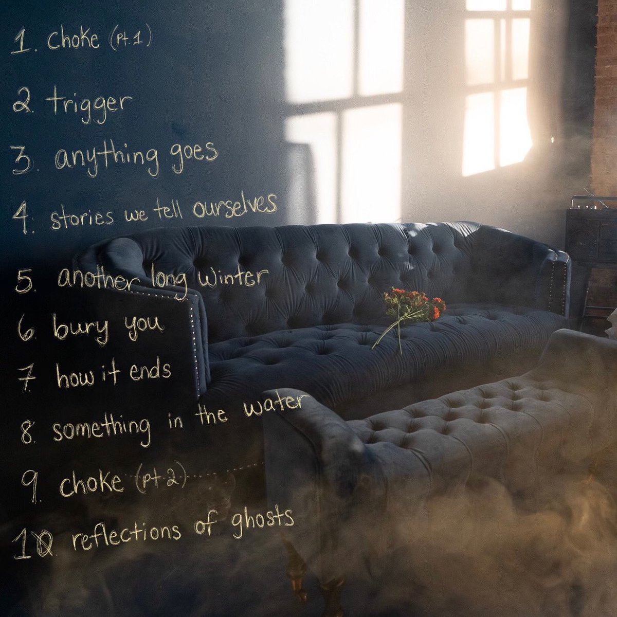 It’s finally out 🥲 please listen to our debut album Reflections of Ghosts wherever you consume music 🖤