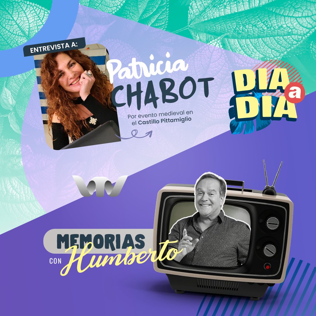 ¡Un viernes bien retro! Conoceremos, por parte de Patricia Chabot, todo lo que comprenderá el "evento medieval" que se llevará a cabo en el Castillo Pittamiglio, hablando del pasado,Humberto nos trae los mejores recuerdos de la TV Uruguaya.
Poné #DíaaDía desde las 16:30 hs.