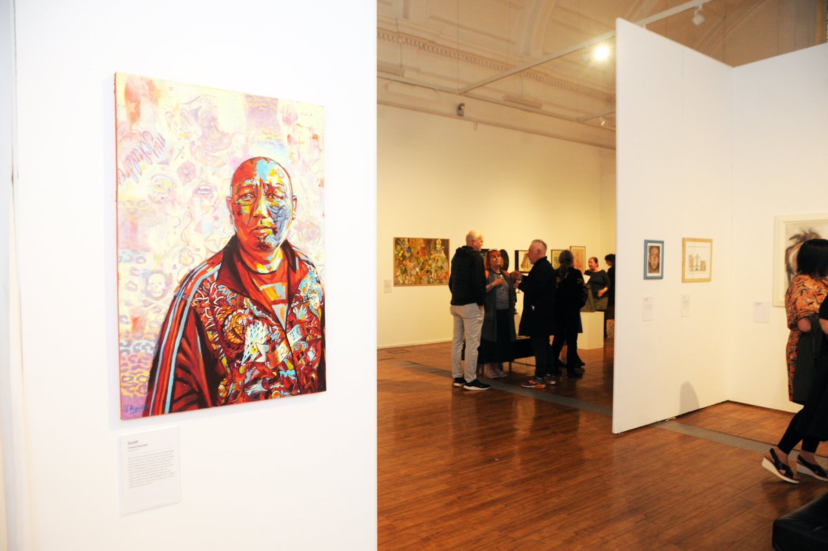 Dick_Institute's tweet photo. What a night! And what a wonderful showcase of amazing artwork by Ayrshire artists - congratulations to all at the Dick Institute Open Art Exhibition launch and celebration last night!  💥🤩✨
https://t.co/9dtNbLt0xN https://t.co/zyCtP0dpKp