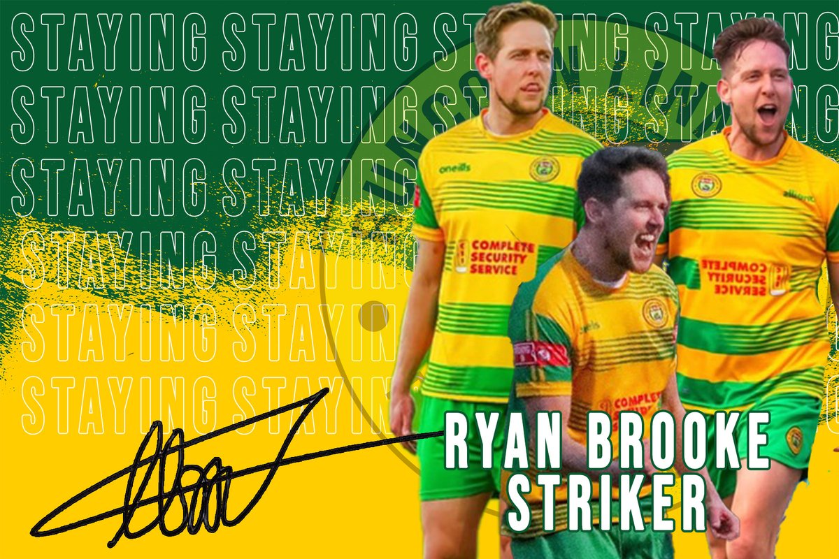 🟡🟢 | RYAN BROOKE RETURNS!

We are pleased to confirm that striker Ryan Brooke will be staying with the club for another season. Ryan was the NPL top goalscorer in the 2021/22 season and scored 16 goals this season after returning from a short stint at Rylands