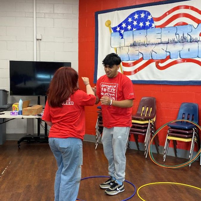 BGCNW's tweet photo. Thank you to the Fox Lane Juniors and the Suzanne Grant Foundation for choosing BGCNW for their #dayofservice! They learned a little about the Club, played a rousing game of extreme Rock, Paper, Scissors, and helped with a campus cleanup! #bgcnw #greatfutures #communityservice https://t.co/bBoTxdf6Uh