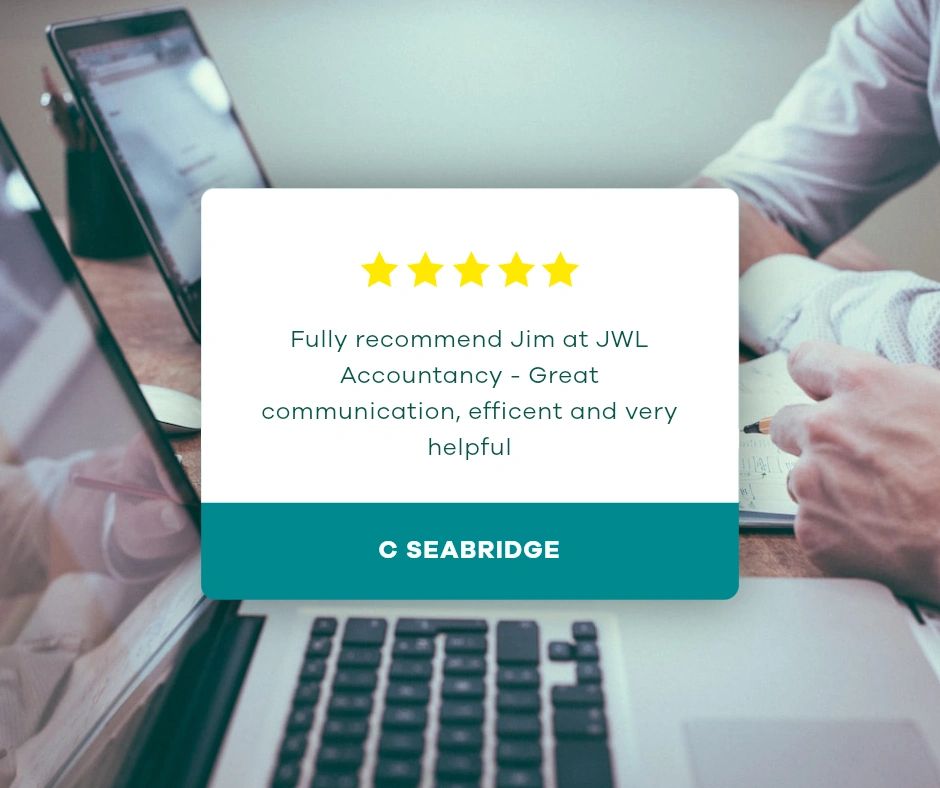Another 5 star review, a testament to the excellent service we provide.
Contact us today or visit our website to learn more about our services at jwlaccountancy.co.uk 
#ukaccounting #ukaccountant #ukaccountants #ukaccountancy #ukaccountantsupport #ukaccountantswillingtohelp