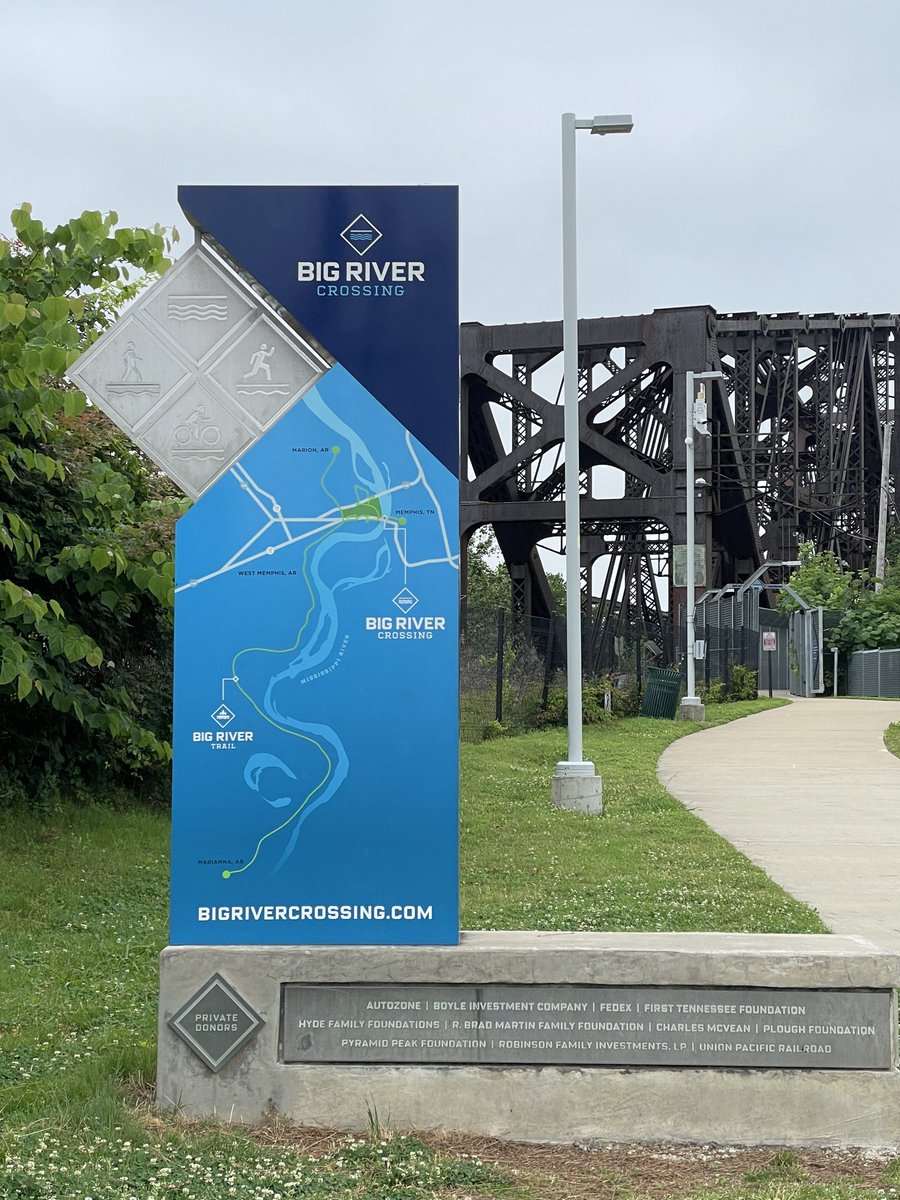Head onto Big River Crossing and walk the bridge into Arkansas from Memphis!
@MemphisTravel 
#MustBeMemphis