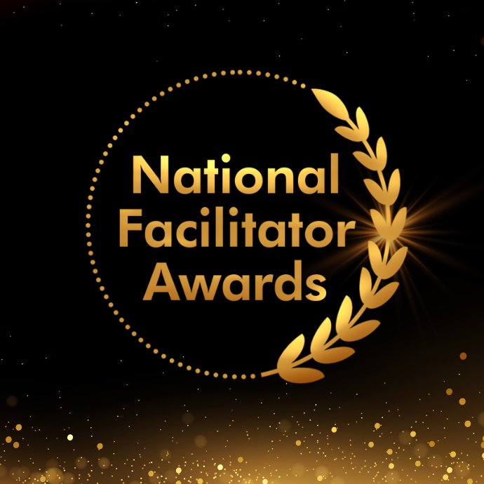 1/5 Big news! We‘re on the hunt for the UK’s best and brightest facilitators and trainers in the UK! 🎉

Applications for the #NationalFacilitatorAwards 2023 are now open!

Find out more: nationalfacilitatorawards.com
#Facilitator  #training #Trainingawards #education