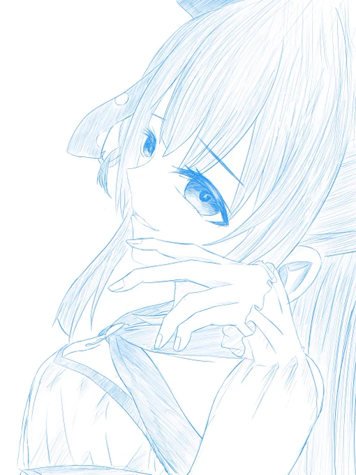 瞳に元絵の感じ出そうとしたらいじりすぎちゃった(˙꒳​˙)