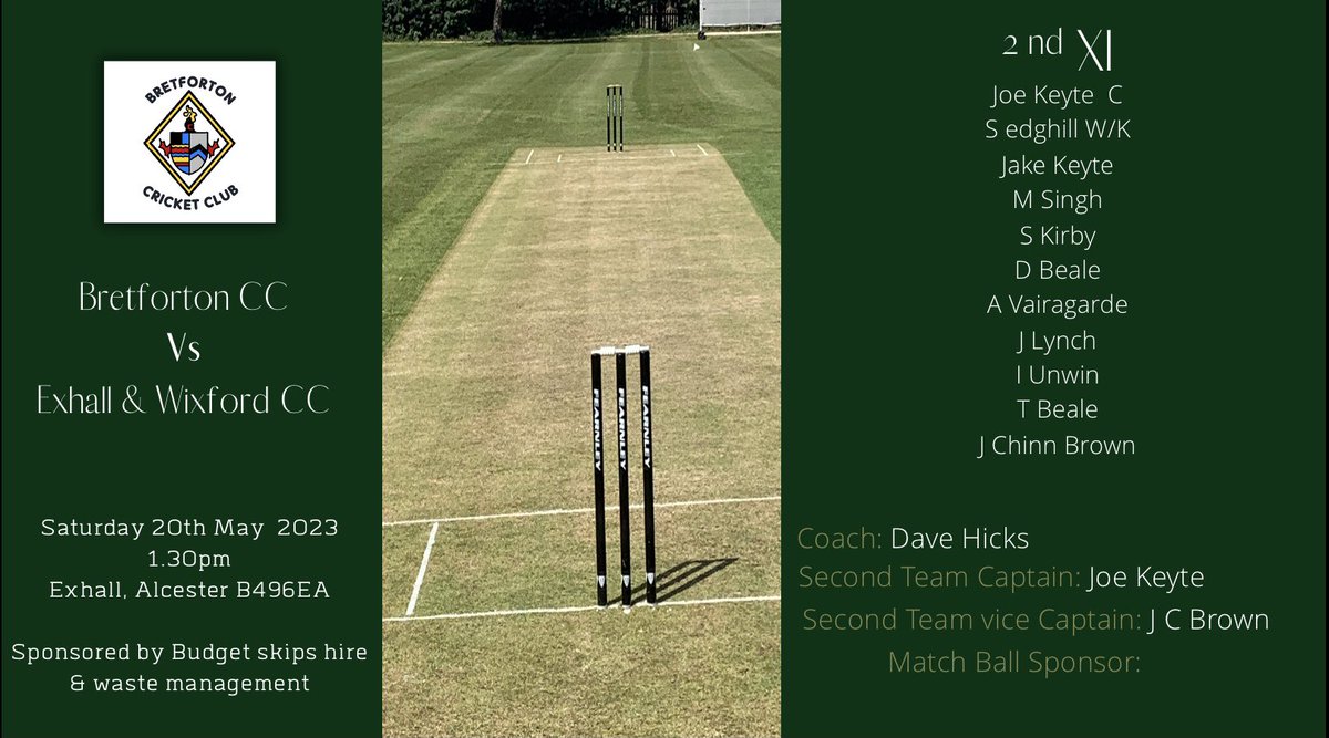 Bretforton cc (@bretfortoncc) on Twitter photo 