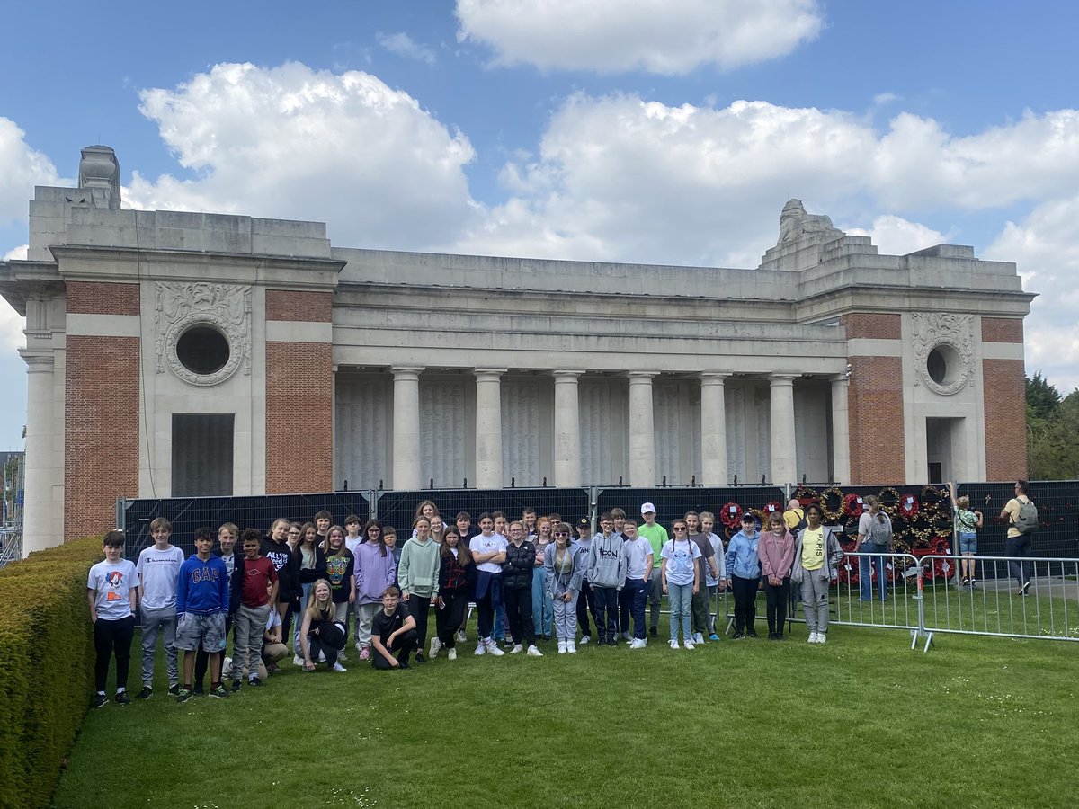 AFMS's tweet photo. Lucked out with the weather today☀️ .Unfortunately, our luck ran out trying our usual visit to Menin Gate. Looks like they have just started some building work around it. Not to worry, children had a lovely time strolling the streets and visiting the shops in beautiful Ypres 🇧🇪 https://t.co/dZA5pYzG9U