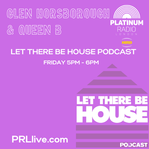 platinumradio15's tweet image. Let There Be House with Glen Horsborough &amp;amp; Queen B alternate weeks every Friday from 5pm on PRLlive.com

Download the FREE Platinum App / iOS - apple.co/3tRInFe 

Android - bit.ly/3rOa1RC

#PRLfamily - #QuickRecord in Operation