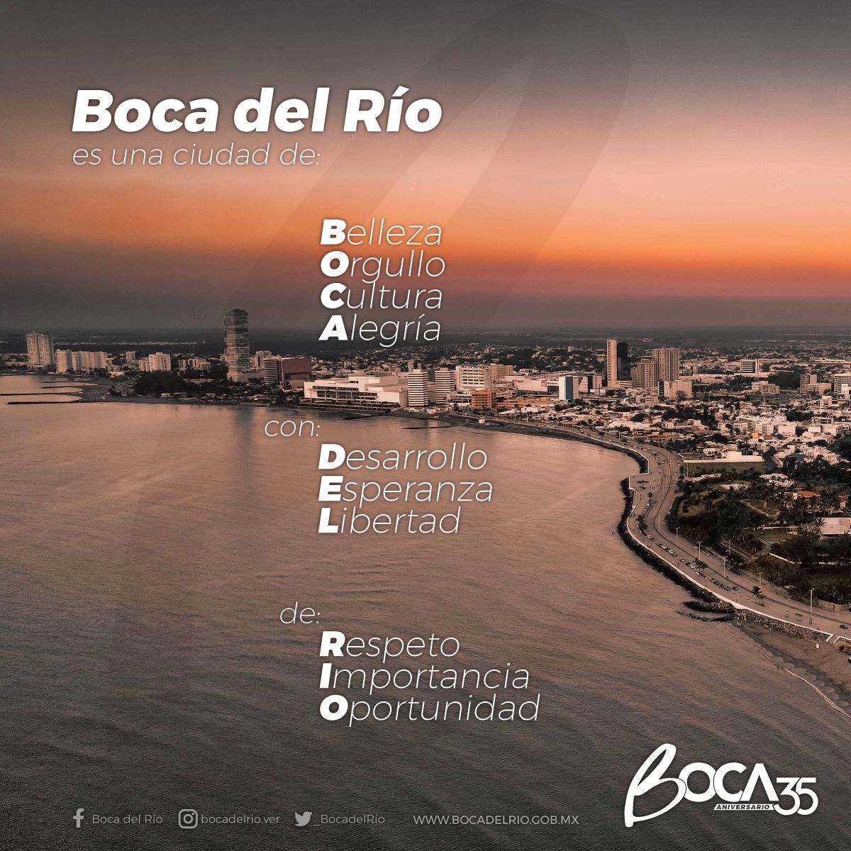 Sí, así es nuestro Boca del Río 🤩

¡Excelente viernes para todos! 🙌🏼

#Boca35Aniversario #LoMejordeVeracruz