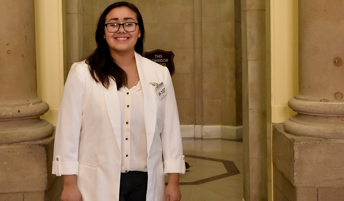 SF State (@sfsu) on Twitter photo Following a <a href="/TFASorg/">TFAS</a> internship with the Congressional Hispanic Leadership Institute (<a href="/TheCHLI/">Congressional Hispanic Leadership Institute (CHLI)</a>), this <a href="/PoliSciSFSU/">SF State Political Science</a> student plans to pursue a career in public service, beginning in her rural Northern California hometown: bit.ly/3WkdB7i Following a <a href="/TFASorg/">TFAS</a> internship with the Congressional Hispanic Leadership Institute (<a href="/TheCHLI/">Congressional Hispanic Leadership Institute (CHLI)</a>), this <a href="/PoliSciSFSU/">SF State Political Science</a> student plans to pursue a career in public service, beginning in her rural Northern California hometown: bit.ly/3WkdB7i