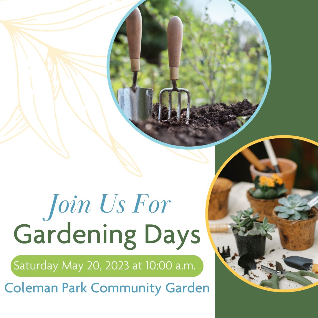 thecityofwpb's tweet photo. Join us at the garden this Saturday as we unravel the secrets of composting! ๐ฑ Don't miss out on this FREE workshop at Coleman Park Community Garden at 10:00 a.m. on May 20, 2023. Let's break it down together! โป๏ธ #CompostingWorkshop #SustainableLiving #JoinUsInTheGarden https://t.co/mf5FjCrtRN